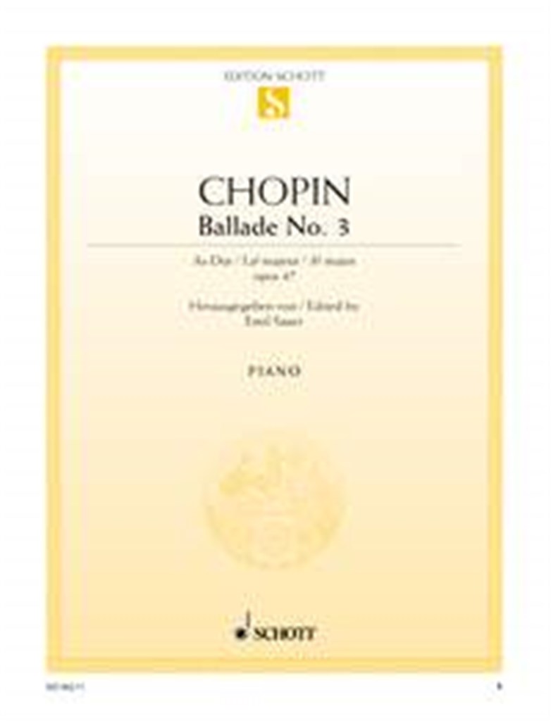Ballade No. 3 As-Dur op. 47